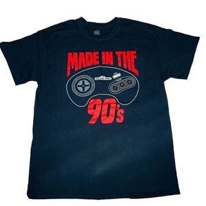 Sega Genesis T-shirt Men Large Black Sega Genesis Controller Made in the 90's